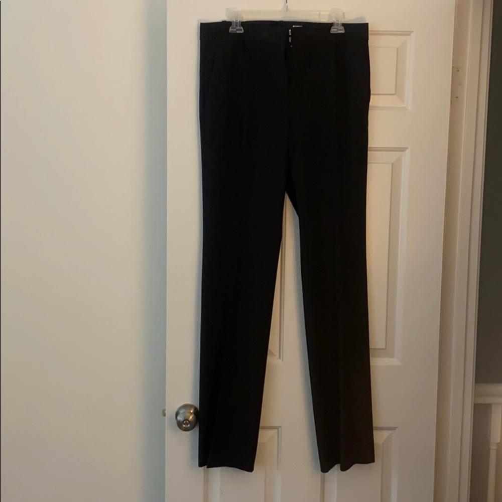 Ann Taylor Black Straight Leg Trouser